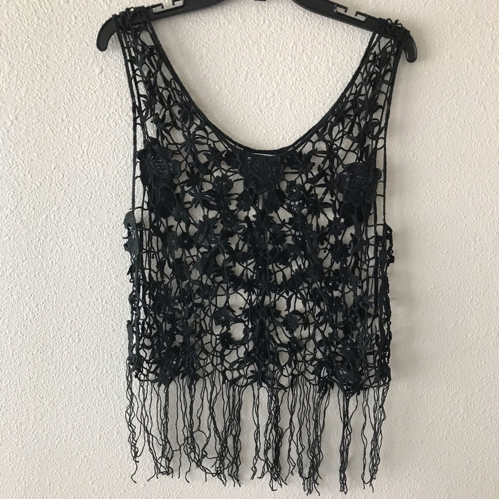 Lace swim suit cover up size S/M